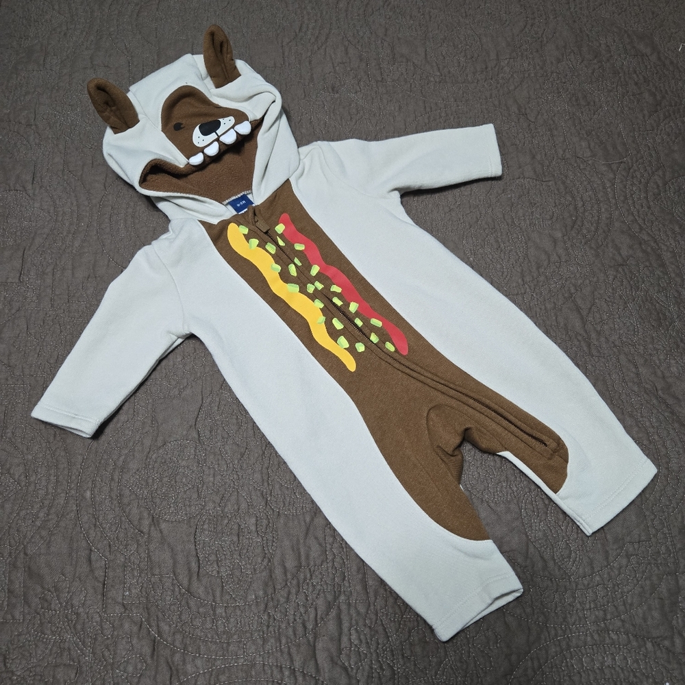 Old Navy Baby Hot Dog Halloween Costume Infant Weiner Dog Costume 0-3m